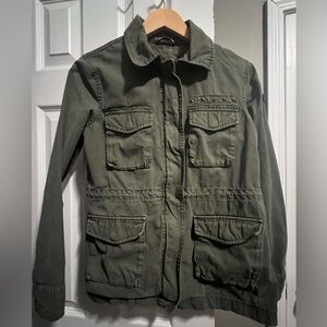 Olive Green Women's Utility Jacket